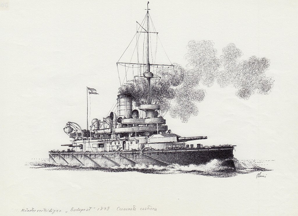 50-Kuestenverteidiger 'Budapest' - 1898 - Corazzata costiera